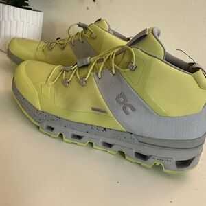 ON Running Yellow and Gray Sneakers